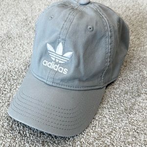 NWOT Adidas Gray Woman’s Strapback Baseball Cap